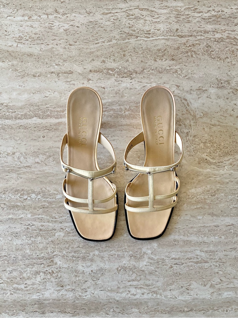 Vintage Gucci Horsebit Sandal Heels